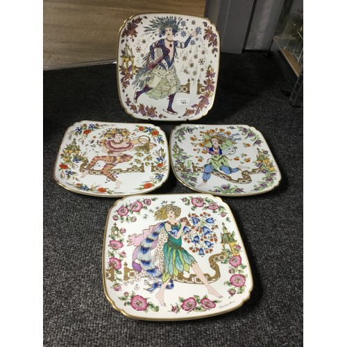 141 - New Limited Edition Ole Winther Designer Plates x4 