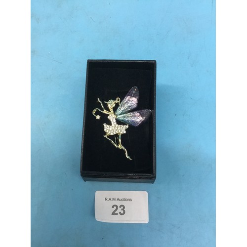 23 - Ladies Fairy Brooch