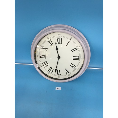 381 - Large Roman Numeral Wall Clock