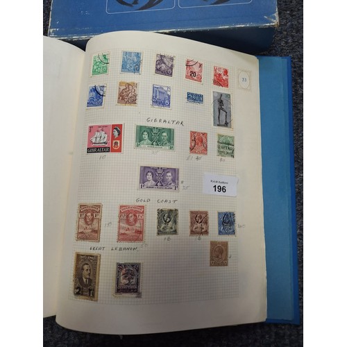 196 - Concord Stamp Album Full Of Stamps In a Cover