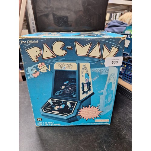 638 - Pacman Boxed Original 80's Complete Game By Midway