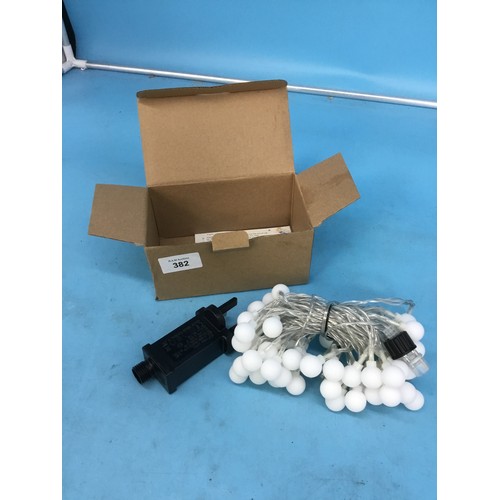 382 - Box Of Globe LED String Lights