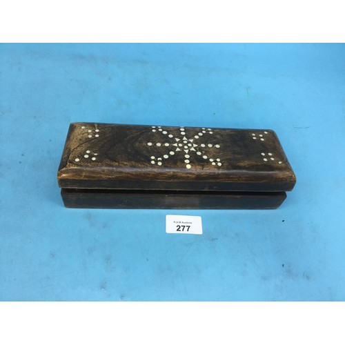 277 - Inlaid Wooden Box