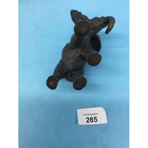 285 - Small Bronze Elephant - Signed JLN - Limited Edition 33/500