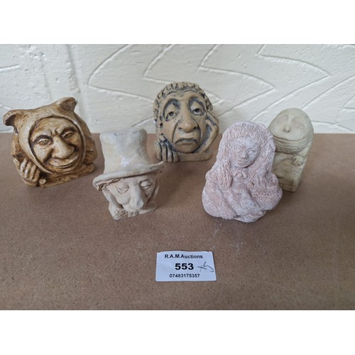 553 - Oxford Busts x3