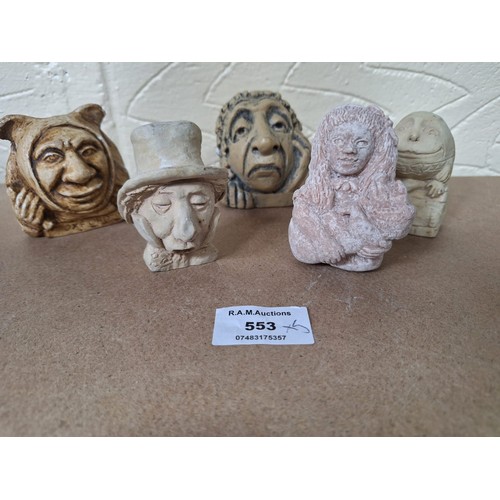 553 - Oxford Busts x3