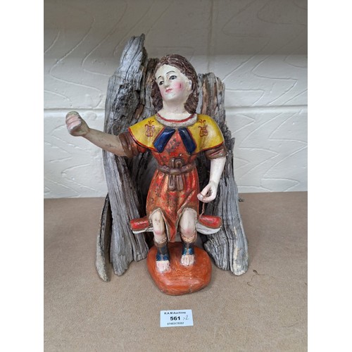 561 - Vintage/Antique Display Figure From a Church