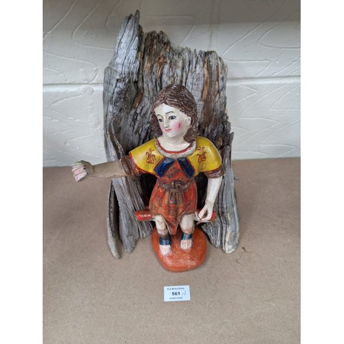 561 - Vintage/Antique Display Figure From a Church