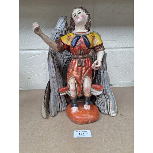 561 - Vintage/Antique Display Figure From a Church