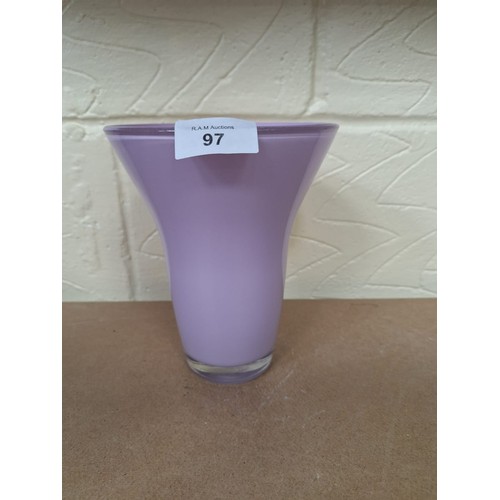 97 - Flair Topped Lilac Vase 8