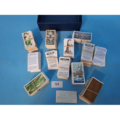 125 - Full Box Of Over 1000 Various Tea and Cigarette Cards (unsorted)