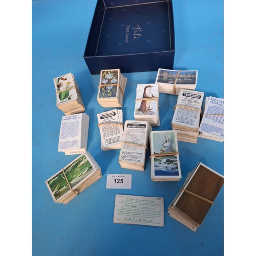 125 - Full Box Of Over 1000 Various Tea and Cigarette Cards (unsorted)