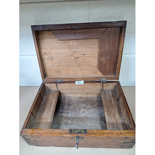 452 - Vintage Writing Box (Requires Restoration)