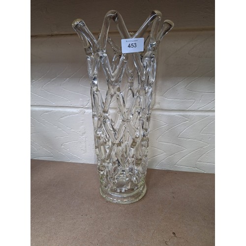 453 - Presented As Murano Stick Stand/Dry Flower Vase