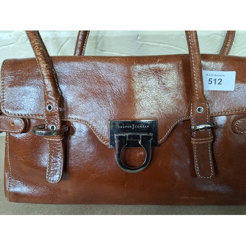 512 - Brown Leather Jasper Conran Bag