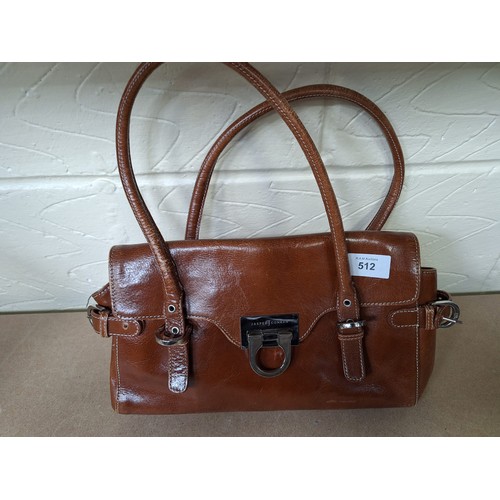 512 - Brown Leather Jasper Conran Bag