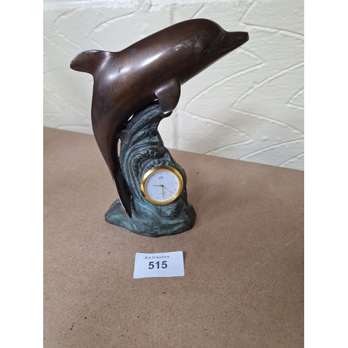 515 - USA SPI Quartz Dolphin Clock