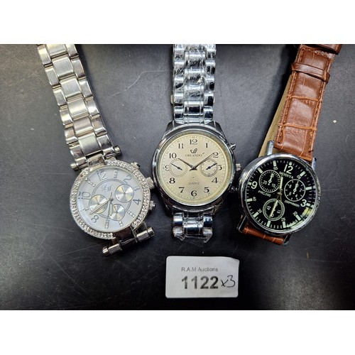 1122 - Designer Watches x3