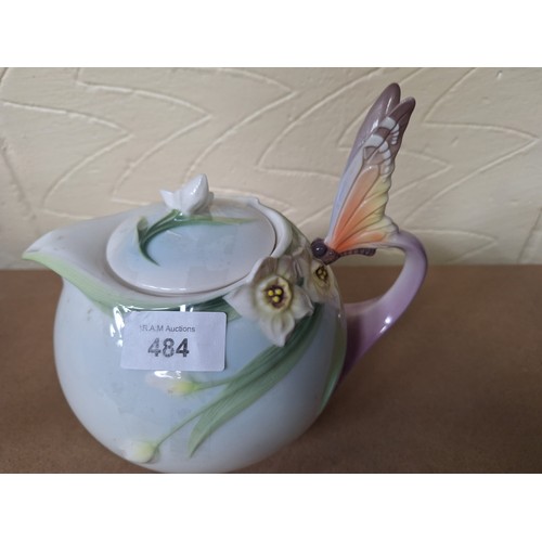 484 - Franz Butterfly Teapot 8