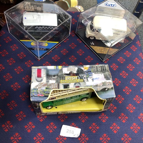 258 - Vintage Cased Collectable Buses and Vans