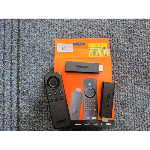 197 - Firesticks In A Box x2 and 1 Remote