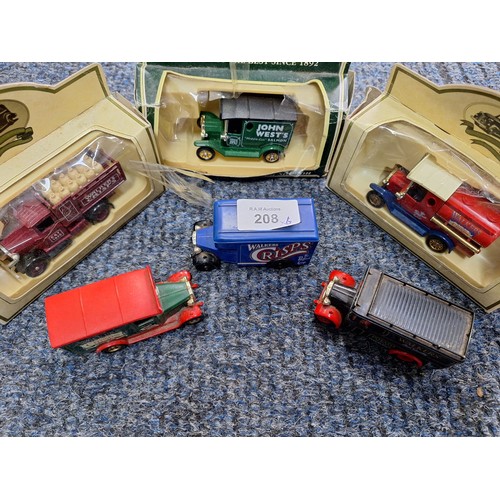 208 - Three Boxed Cars and Three Loose Collectable Cars