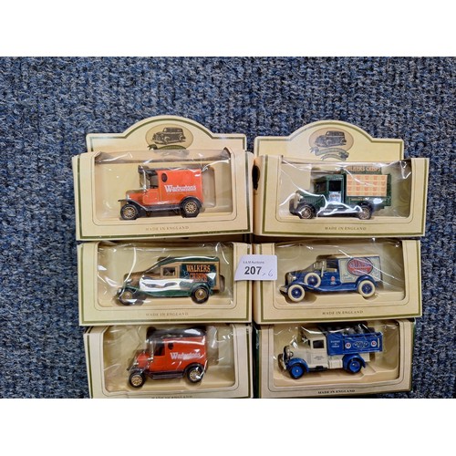 207 - Six Boxed Collectable Cars Days Gone By