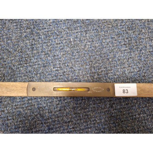 83 - Vintage Rabone Spirit Level 3ft + Early Piece