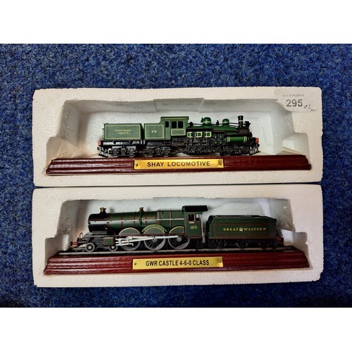 295 - Boxed Model Trains x2 To Include Shay and GWR Castle 4