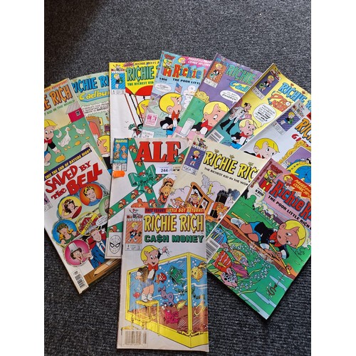 244 - Vintage Comics To Include Richie Rich