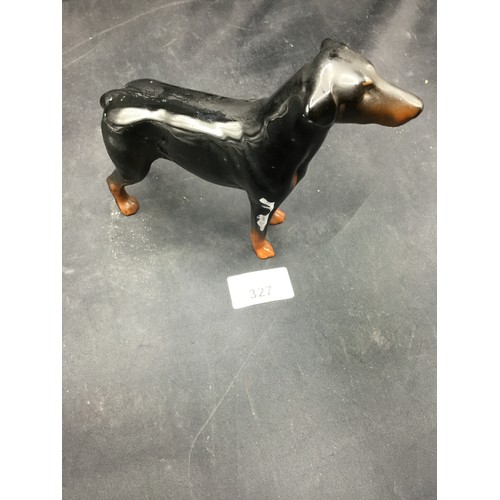 327 - Beswick Doberman Dog Figure