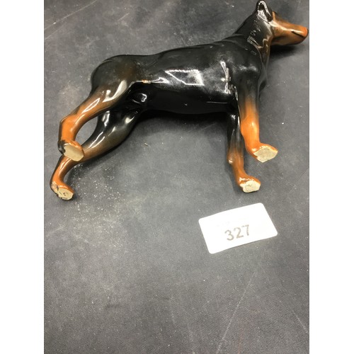 327 - Beswick Doberman Dog Figure