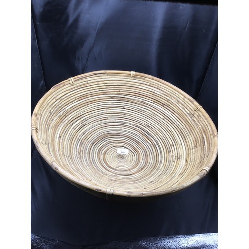 345 - Vintage Super Rare Chinese Bamboo Bowl 24