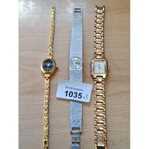 1035 - Vintage Watches x3 To Include Climax, Regency 17 Jewel and Quartz