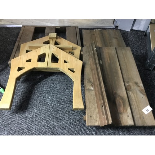 80 - Wooden Bird House Needs Assembly