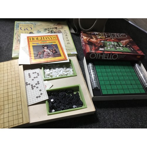 228 - Vintage Othello Game by Peter Pan and Ariel The Game of Go Ancient Chinese Game Both are Boxed