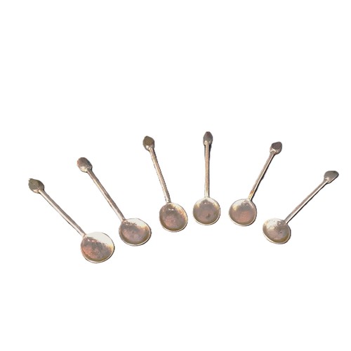 622 - Set of Six Coffee Bean Spoons