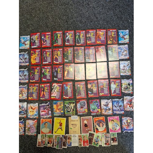 1243 - Top trumps new never used marvel 3d ,Pokémon cards,candy cards + others