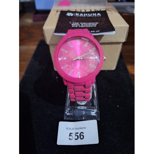 556 - Boxed kahuna ladies watch