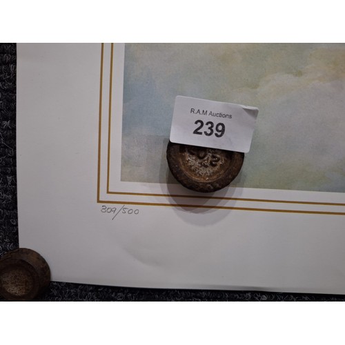 239 - Signed by Hand Limited Edition Numbered Print Signed by Harold Johnson