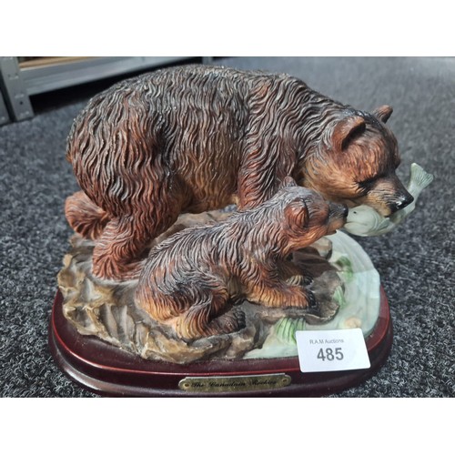 485 - Figure of Canadian rockies bears