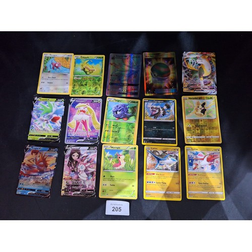 205 - Pokémon Cards x27 (presented as genuine some rare)