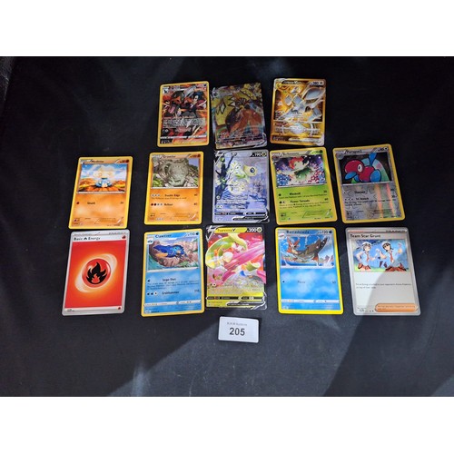 205 - Pokémon Cards x27 (presented as genuine some rare)