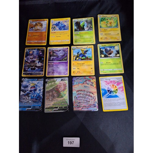 197 - Pokémon Cards Presented as Genuine x 27 (some rare)