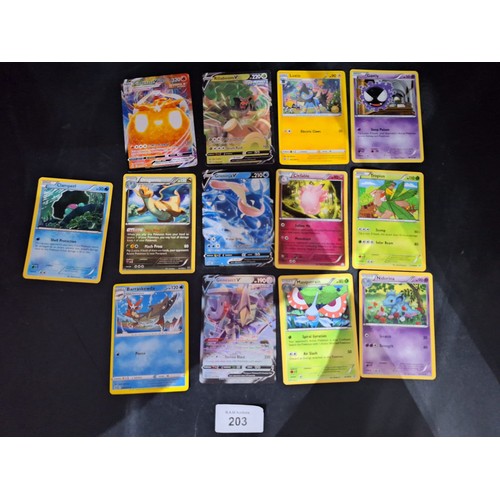 203 - Pokémon Cards x27 (presented as genuine some rare)