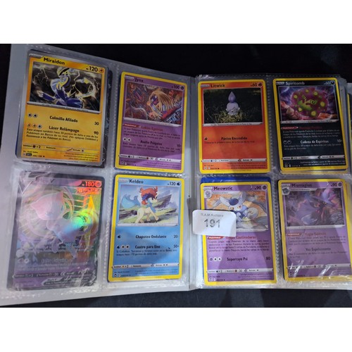 191 - Folder Full of Presented as Genuine Spanish Pokémon Cards