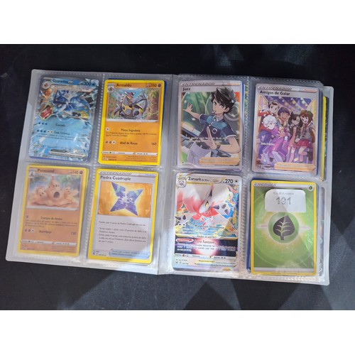 191 - Folder Full of Presented as Genuine Spanish Pokémon Cards