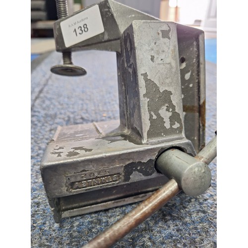 138 - Stanley Bench Vice Number 5702