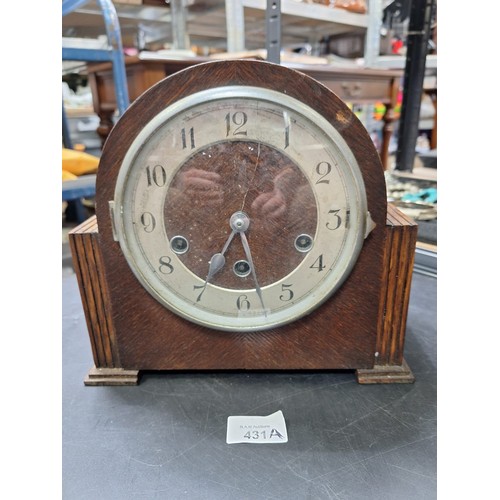 431A - Westminster Chime Mantle Clock