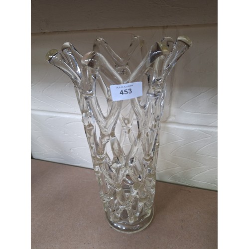 453 - Presented As Murano Stick Stand/Dry Flower Vase